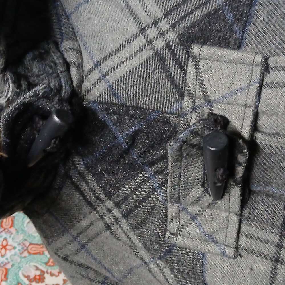 Anchorblue Plaid Polyester Quilted Jacket, Size XL - Picture 6 of 11